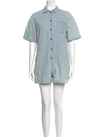 Pre-owned Xirena Romper In Blue