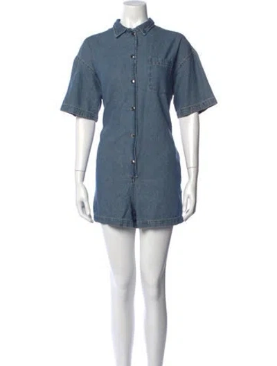 Pre-owned Xirena Romper In Blue
