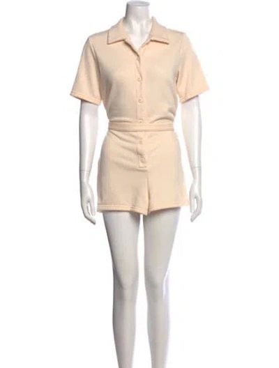 Pre-owned Xirena Romper In Neutral