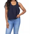 Xirena Rosie Tank Top In Navy Blue In Blue