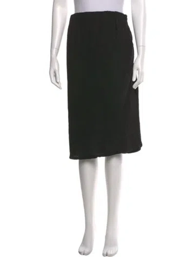 Pre-owned Xirena Ruffle Embellishment Knee-length Skirt In Black