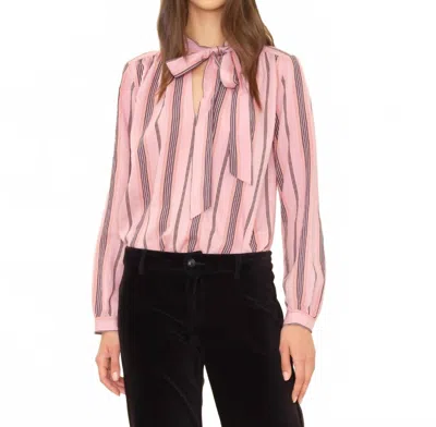 Xirena Sabina Tie-front Top In Blush In Multi
