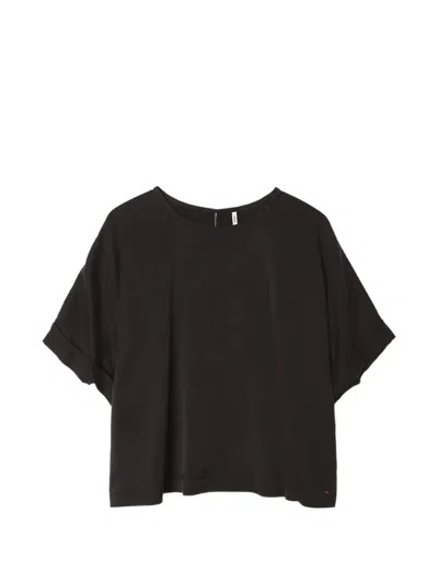 Xirena Savoye Silk Top In Black