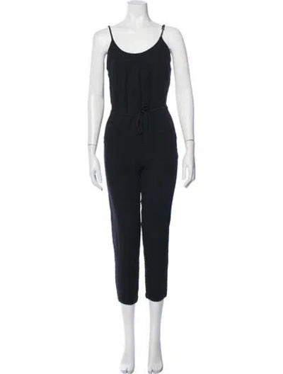 Pre-owned Xirena Scoop Neck Jumpsuit In Black