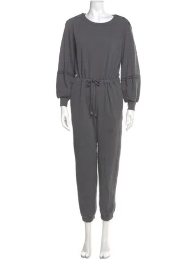 Pre-owned Xirena Scoop Neck Jumpsuit In Gray