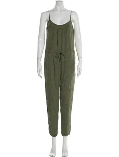 Pre-owned Xirena Scoop Neck Jumpsuit In Green