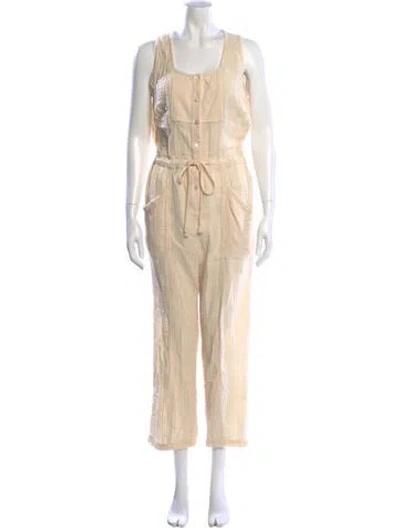 Pre-owned Xirena Scoop Neck Jumpsuit W/ Tags In Neutral