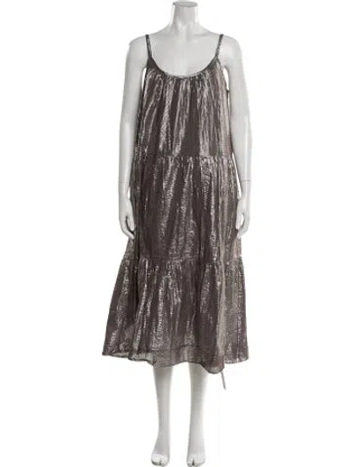 Pre-owned Xirena Scoop Neck Long Dress
