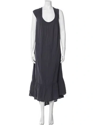 Pre-owned Xirena Scoop Neck Long Dress In Gray