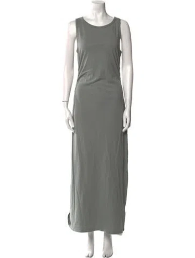 Pre-owned Xirena Scoop Neck Long Dress In Green