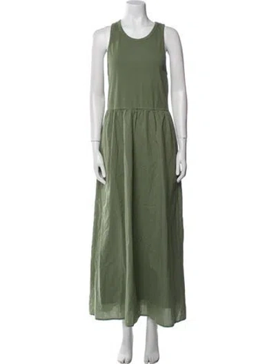 Pre-owned Xirena Scoop Neck Long Dress In Green