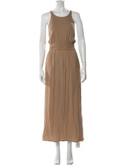 Pre-owned Xirena Scoop Neck Long Dress In Neutral