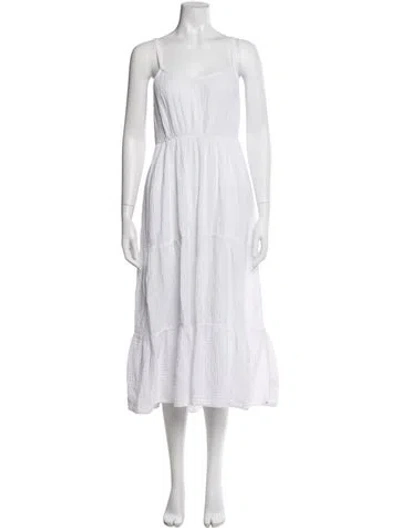 Pre-owned Xirena Scoop Neck Long Dress In Neutral