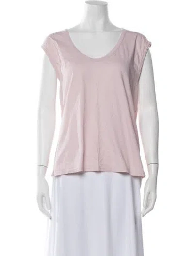 Pre-owned Xirena Scoop Neck Short Sleeve T-shirt In Pink