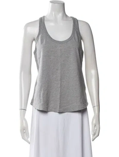 Pre-owned Xirena Scoop Neck Sleeveless Top In Grey