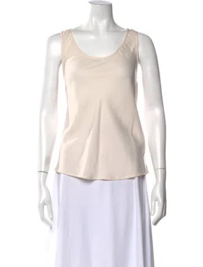 Pre-owned Xirena Scoop Neck Sleeveless Top In Neutral