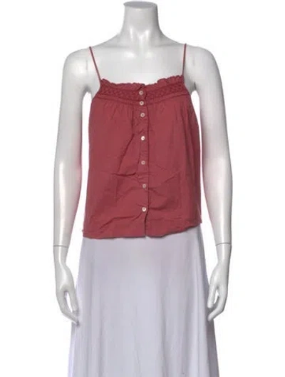 Pre-owned Xirena Scoop Neck Sleeveless Top In Pink