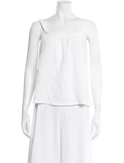 Pre-owned Xirena Scoop Neck Sleeveless Top W/ Tags In White