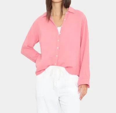 Xirena Scout Button Down Shirt In Faded Rose In Pink