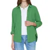Xirena Scout Button Down Shirt In Green In Green