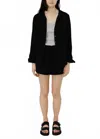 Xirena Scout Button-front Shirt In Black In Black