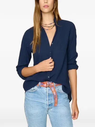 Xirena Scout North Star Shirt In Blue