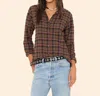 Xirena Scout Button-down Shirt In Espresso Plaid In Multi