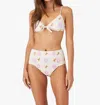 Xirena Serena Bikini Bottom In Lilac Ikat In Multi
