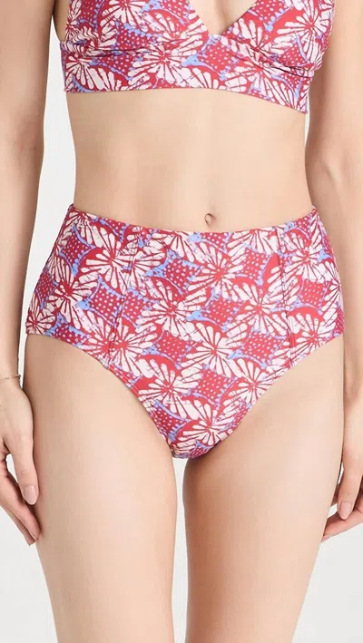 Xirena Serena Bikini Bottoms Ruby Petal In Multi