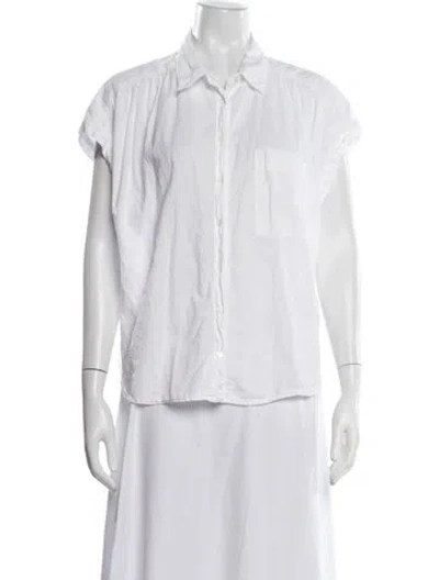 Pre-owned Xirena Short Sleeve Blouse In Neutrals