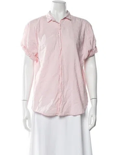 Pre-owned Xirena Short Sleeve Blouse In Pink