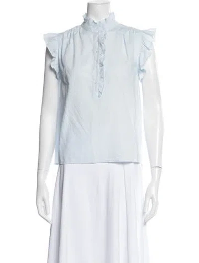 Pre-owned Xirena Short Sleeve Blouse W/ Tags In Multi