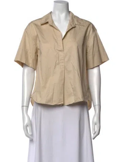 Pre-owned Xirena Short Sleeve Top In Neutral