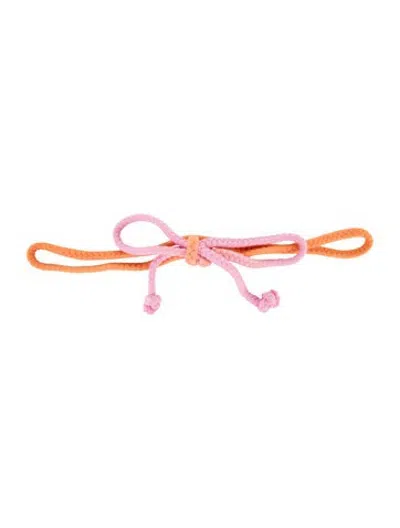 Pre-owned Xirena Skinny Waist Belt In Orange