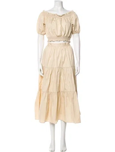 Pre-owned Xirena Skirt Set W/ Tags In Neutral