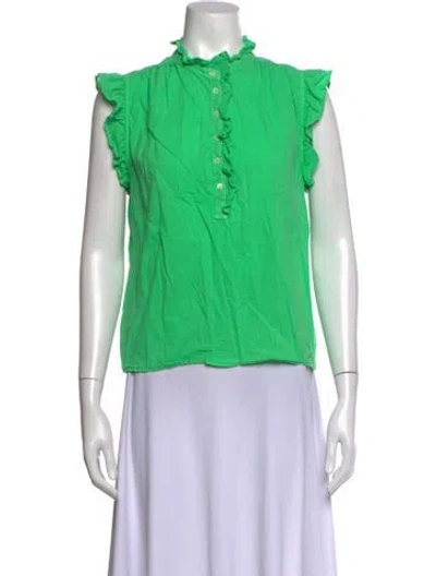 Pre-owned Xirena Sleeveless Blouse In Green