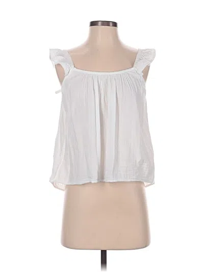 Pre-owned Xirena Sleeveless Blouse In White