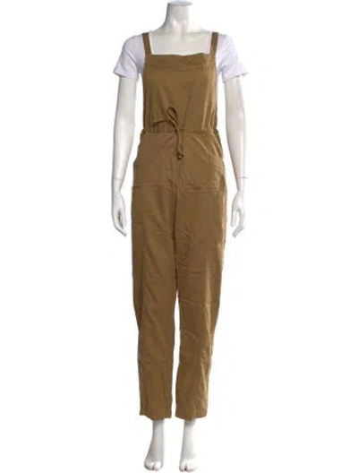 Pre-owned Xirena Square Neckline Overalls In Neutrals