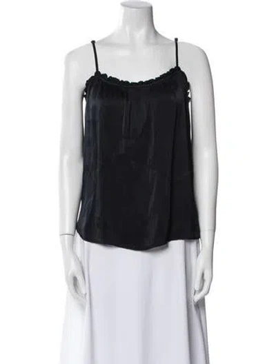 Pre-owned Xirena Square Neckline Sleeveless Top In Blue