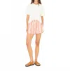 Xirena Starla Pull On Shorts In Sunset Pink In Multi