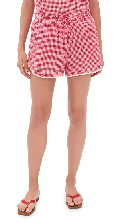 Xirena Starla Shorts Cherry Red