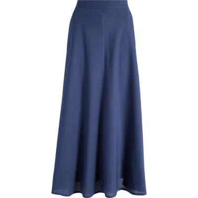 Xirena Xírena Stela Cotton Poplin Skirt In Navy