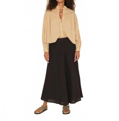 Xirena Stela Skirt In Black In Brown