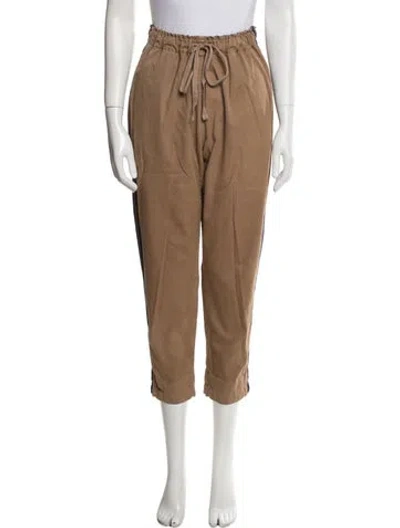 Pre-owned Xirena Straight Leg Pants In Brown