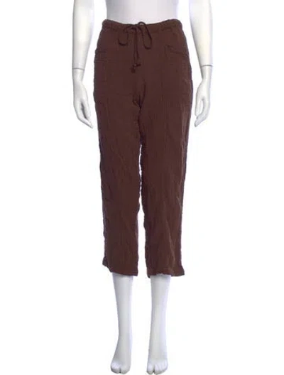 Pre-owned Xirena Straight Leg Pants In Brown