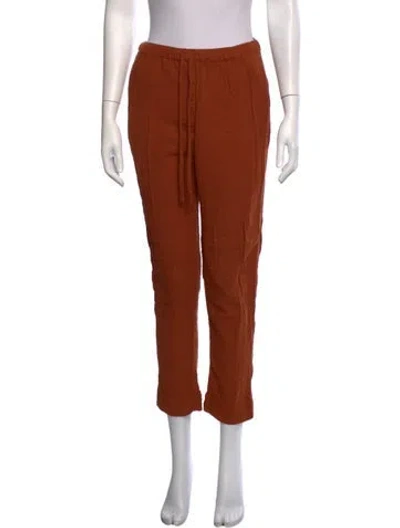 Pre-owned Xirena Straight Leg Pants In Brown/orange
