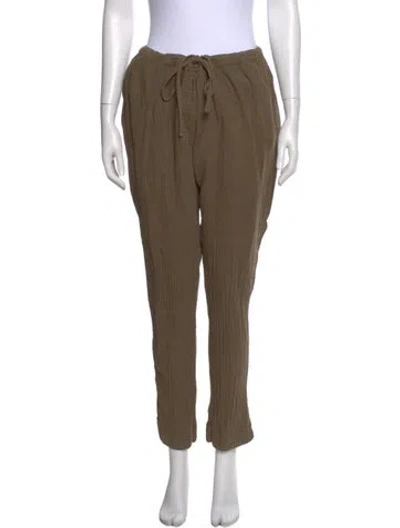 Pre-owned Xirena Straight Leg Pants In Green