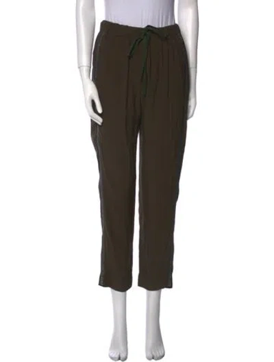 Pre-owned Xirena Straight Leg Pants In Green
