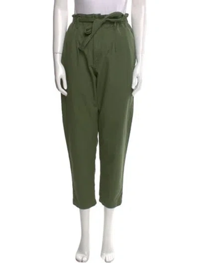 Pre-owned Xirena Straight Leg Pants In Green