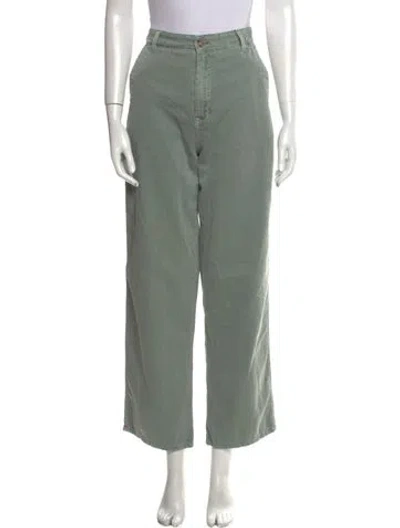 Pre-owned Xirena Straight Leg Pants In Green